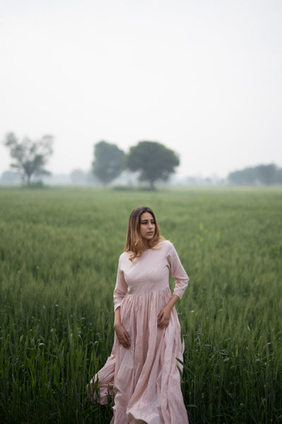 Light Blush pink Anarkali Set Fashion Juanita 