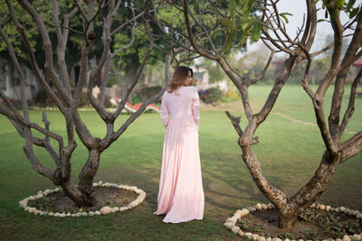 Light Peach Anarkali Kurta Fashion Juanita 