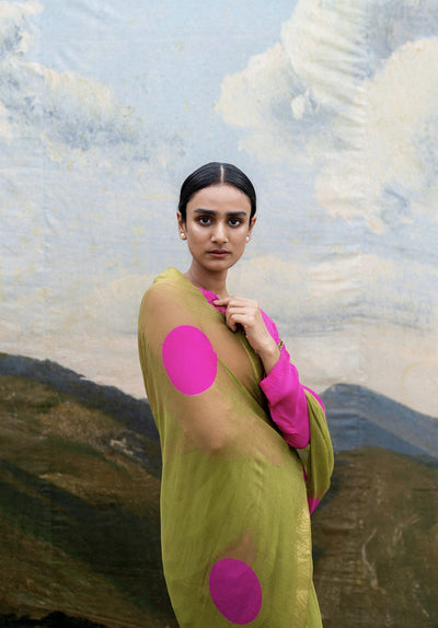 LIMETTE SAREE Fashion YAM
