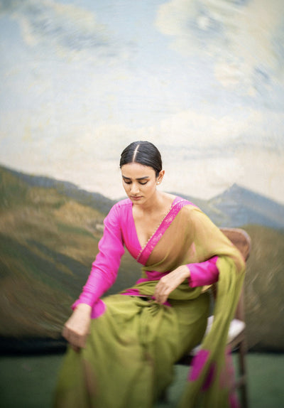 LIMETTE SAREE Fashion YAM