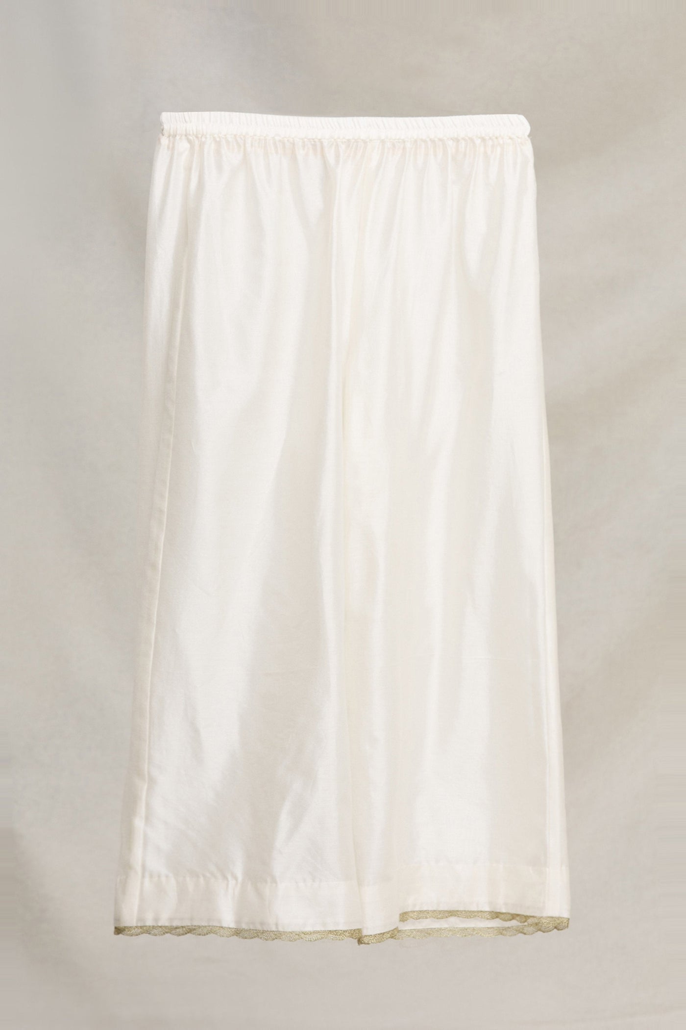 LINEN TUCK KURTA WITH KANTHA PLANT EMBROIDERY AQUA Fashion MYOHO