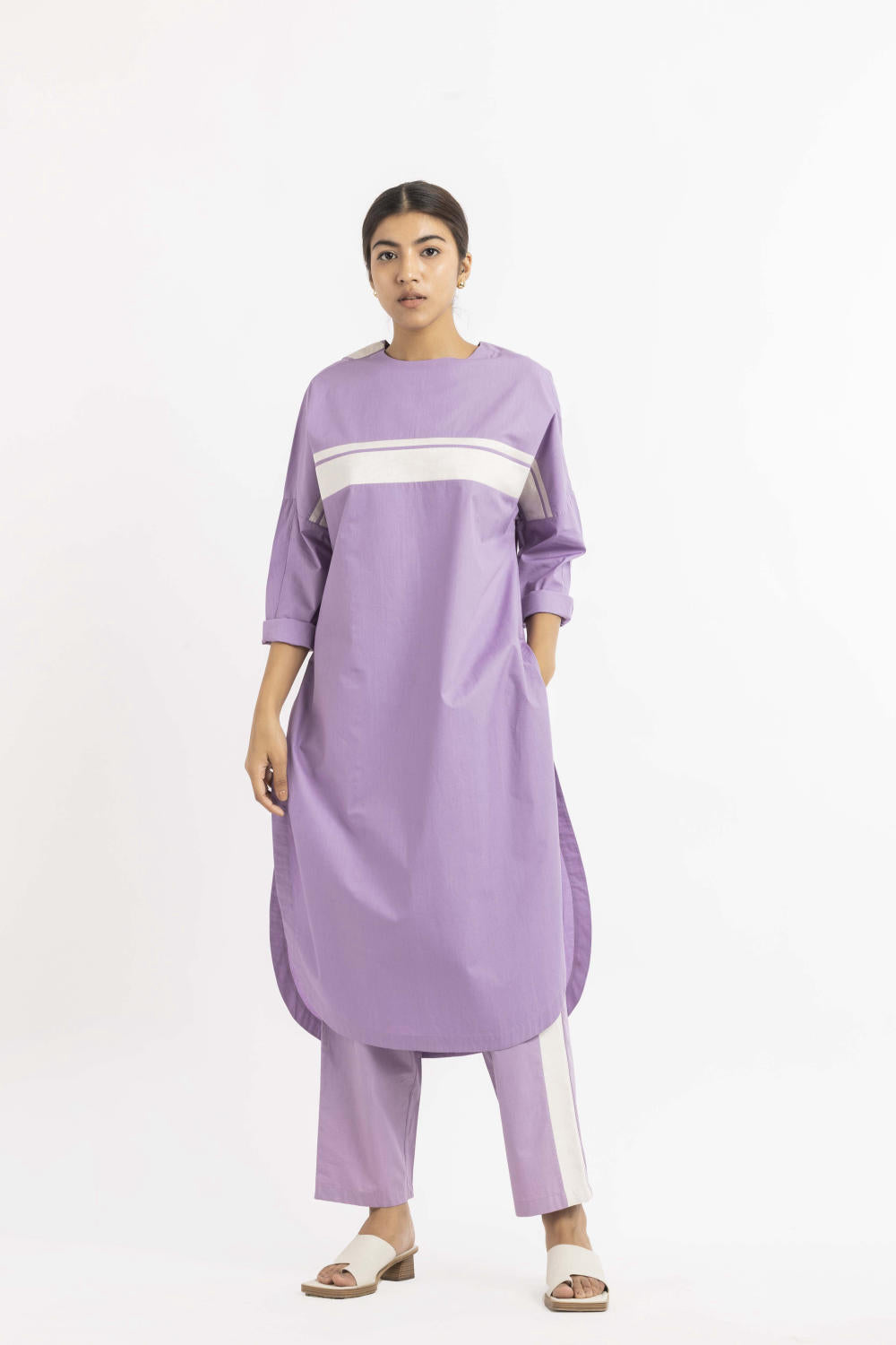 Long Jumper Co-ord Lavender Fashion THREE