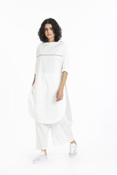 Long jumper-White Dresses THREE