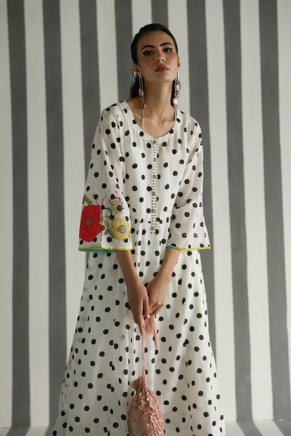 LOVE TO DOT FRONT PUCKERING KURTA SET Fashion Rajiramniq