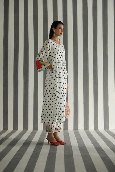 LOVE TO DOT FRONT PUCKERING KURTA SET Fashion Rajiramniq