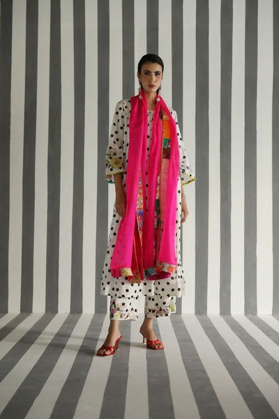 LOVE TO DOT FRONT PUCKERING KURTA SET Fashion Rajiramniq