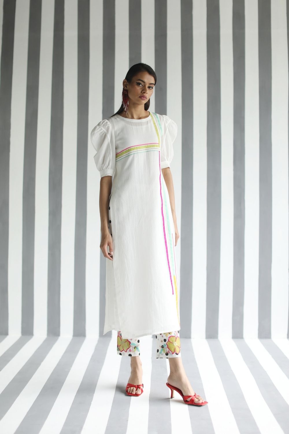 LOVE TO DOT LINE KURTA SET Fashion Rajiramniq