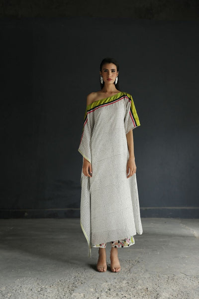 LOVE TO DOT OFF - SHOULDER KAFTAN SET Fashion Rajiramniq