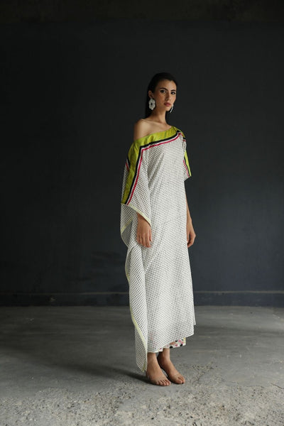 LOVE TO DOT OFF - SHOULDER KAFTAN SET Fashion Rajiramniq