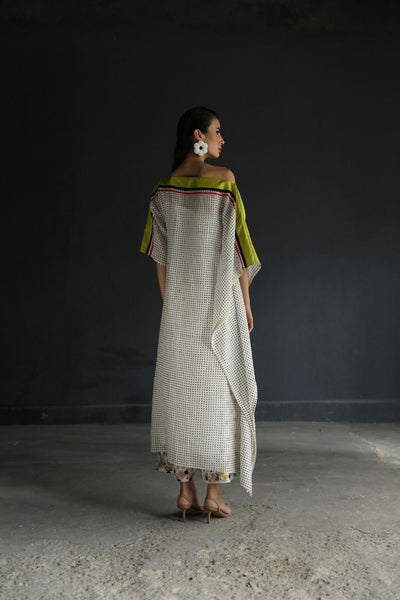 LOVE TO DOT OFF - SHOULDER KAFTAN SET Fashion Rajiramniq