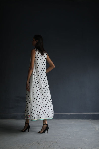 LOVE TO DOT OVERLAP KURTA SET Fashion Rajiramniq