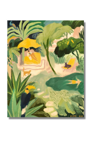 Lush Retreat Art Richa Kashelkar