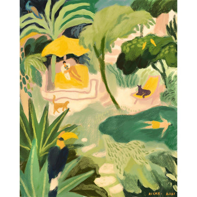 Lush Retreat Art Richa Kashelkar