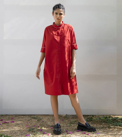 Lycoris Shirt Dress Fashion Khara Kapas