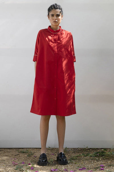 Lycoris Shirt Dress Fashion Khara Kapas