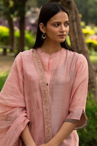 Madhvi Pink Kurta Set Fashion Priti Prashant 