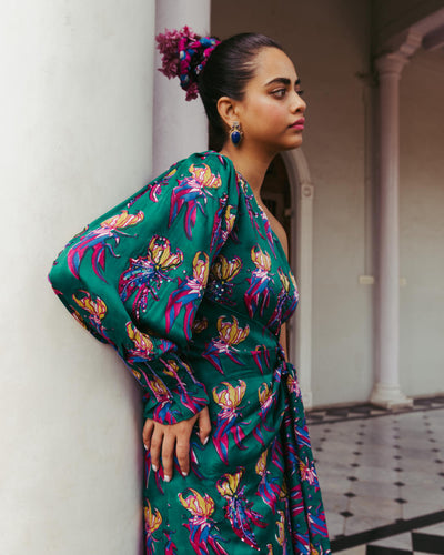 Mahbub Silk Dress Fashion JodiLife