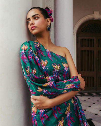Mahbub Silk Dress Fashion JodiLife