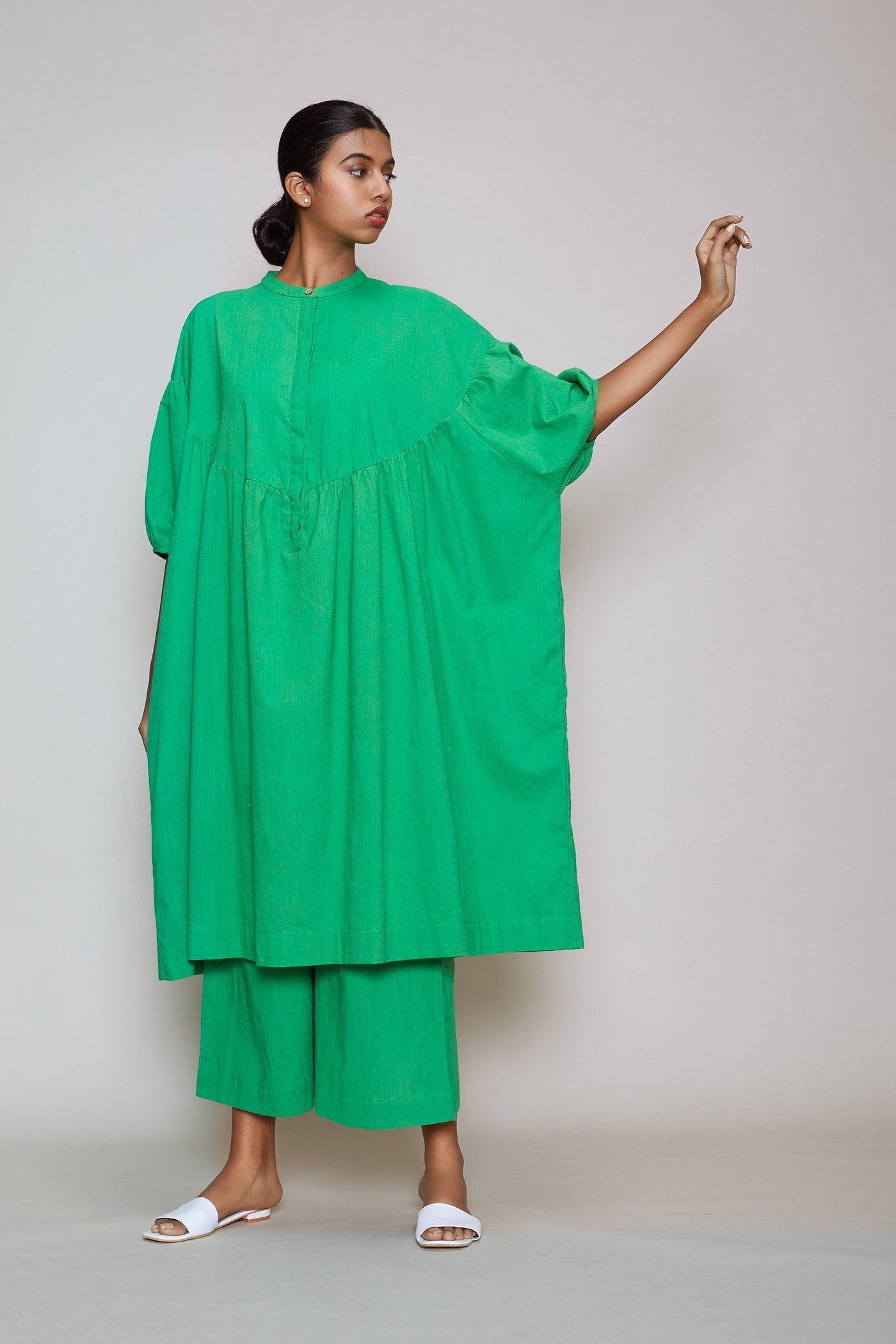 MATI ACRA TUNIC DRESS - GREEN Fashion Mati