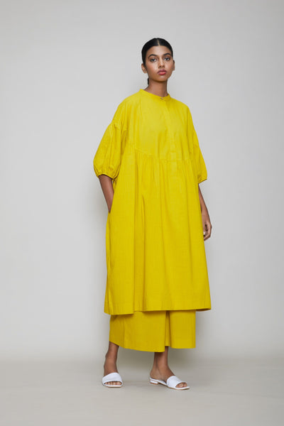 MATI ACRA TUNIC DRESS - Yellow Fashion Mati