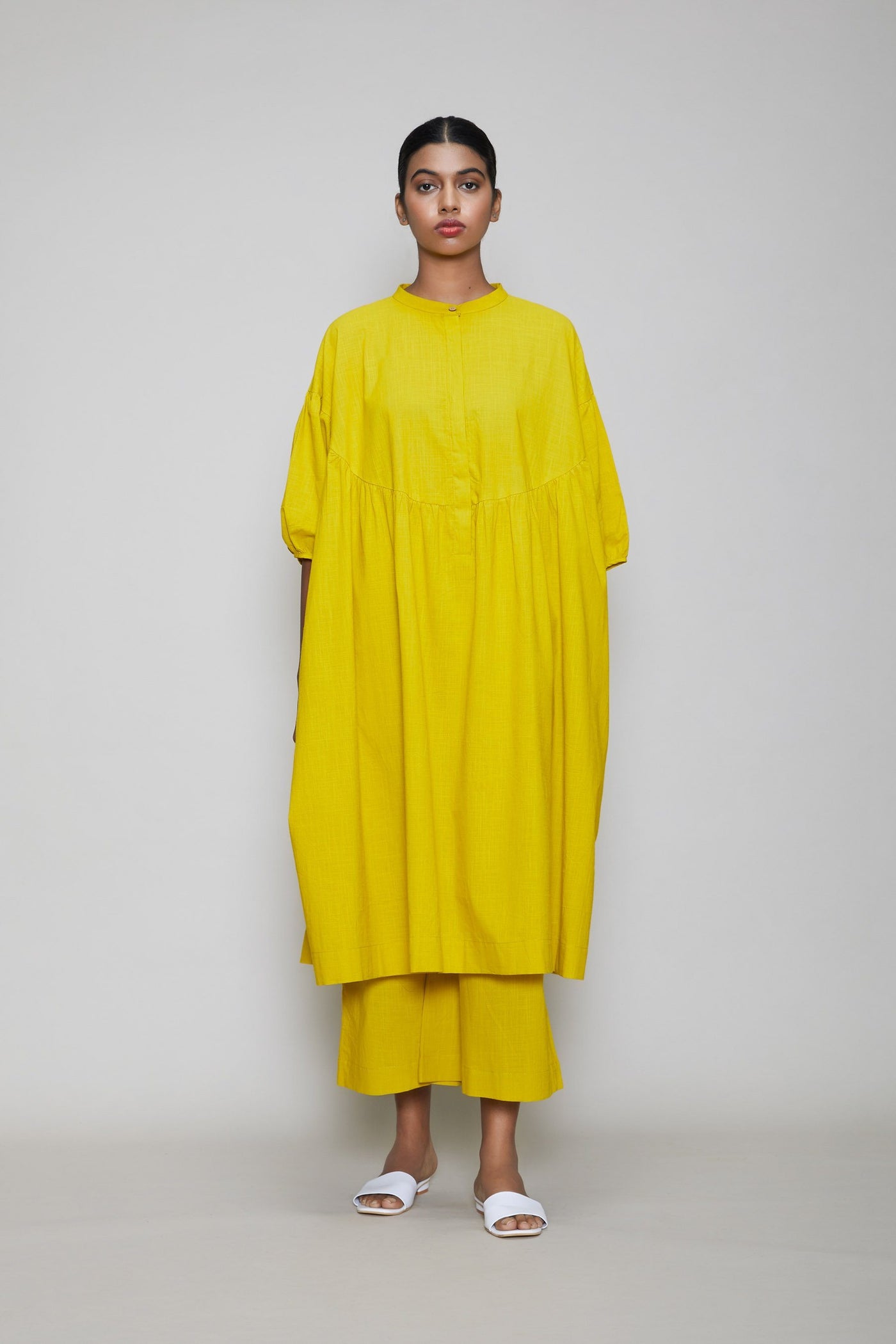 MATI ACRA TUNIC DRESS - Yellow Fashion Mati