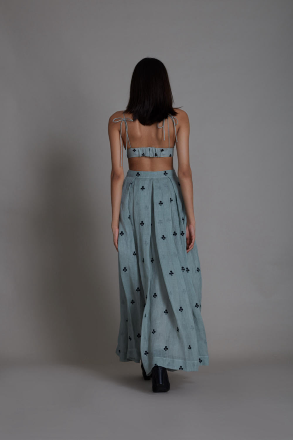 MATI CLUB LEHENGA SET-BLUE Fashion Mati