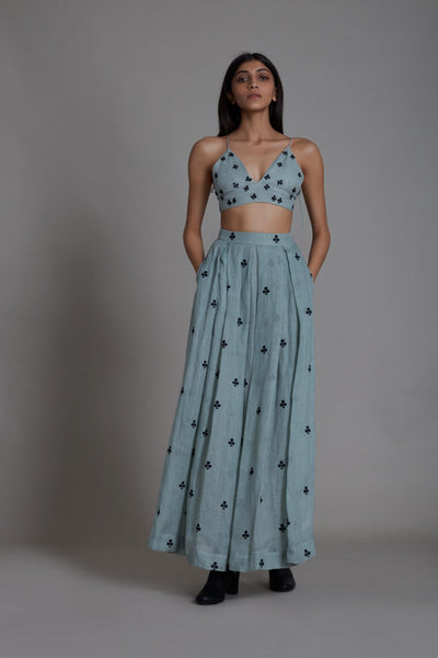 MATI CLUB LEHENGA SET-BLUE Fashion Mati