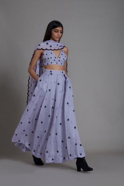 MATI CLUBS COUNTER LEHENGA SET-LAVENDER Fashion Mati