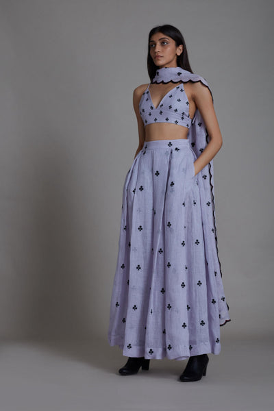 MATI CLUBS COUNTER LEHENGA SET-LAVENDER Fashion Mati