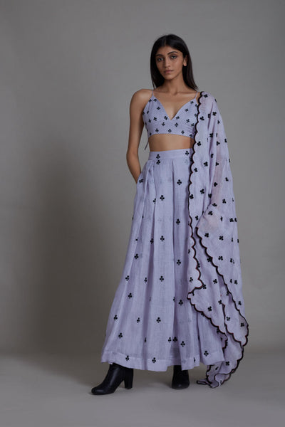MATI CLUBS COUNTER LEHENGA SET-LAVENDER Fashion Mati
