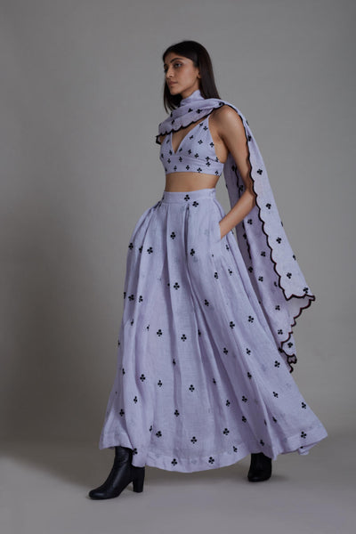 MATI CLUBS COUNTER LEHENGA SET-LAVENDER Fashion Mati