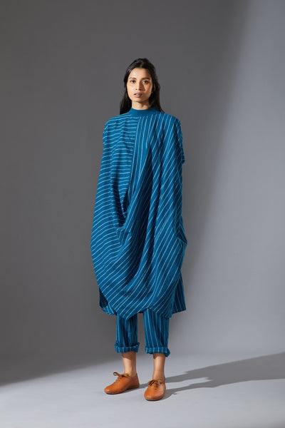 MATI COWL DRESS-AWBLUE Fashion Mati