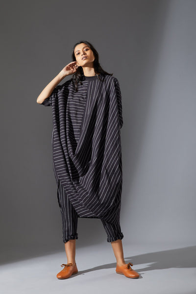 MATI COWL TUNIC SET - BLACK Fashion Mati