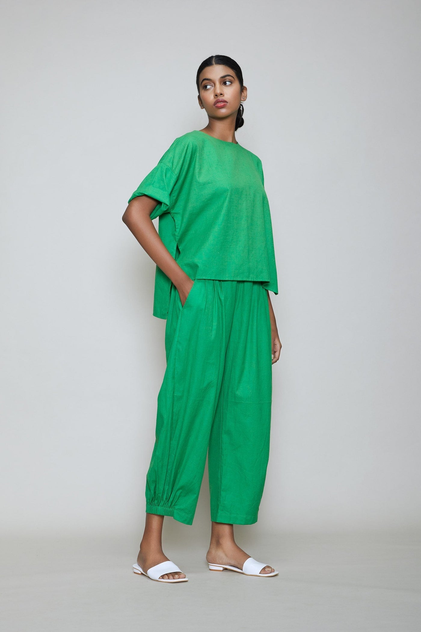 MATI EKIN & HERA CO-RD SET - GREEN Fashion Mati