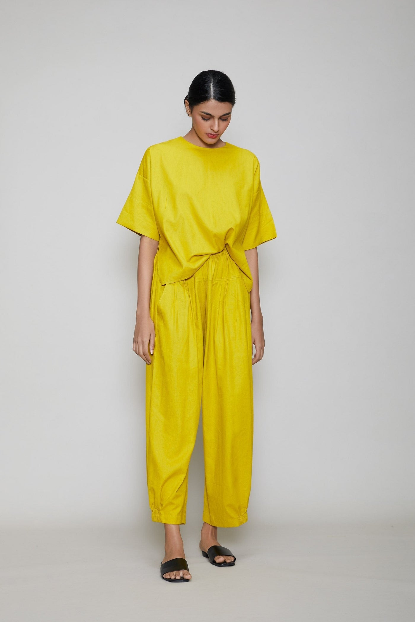 MATI EKIN & HERA CO-RD SET - YELLOW Fashion Mati