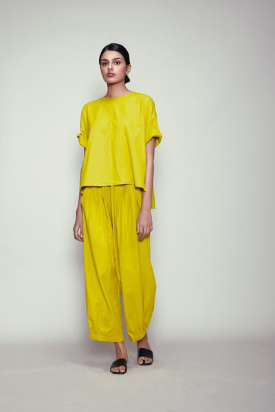 MATI EKIN & HERA CO-RD SET - YELLOW Fashion Mati