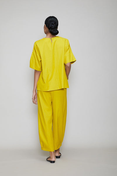 MATI EKIN & HERA CO-RD SET - YELLOW Fashion Mati