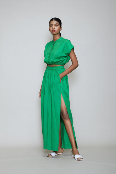 MATI NEW SPHARA SKIRT SET - GREEN Fashion Mati