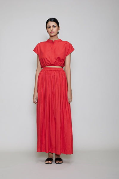 MATI NEW SPHARA SKIRT SET - RED Fashion Mati