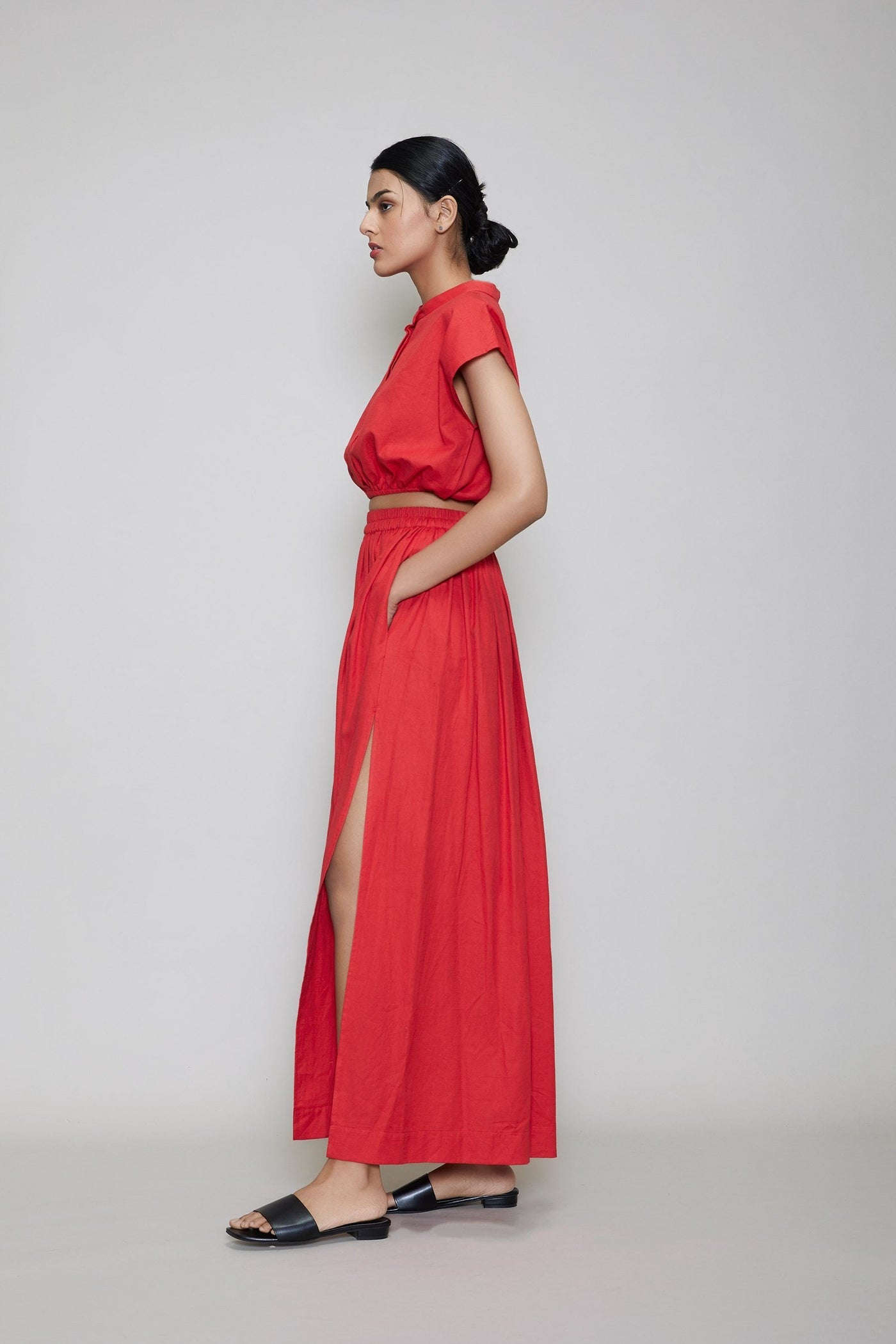 MATI NEW SPHARA SKIRT SET - RED Fashion Mati