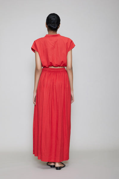 MATI NEW SPHARA SKIRT SET - RED Fashion Mati