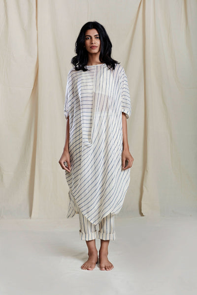 Mati Oatmeal Cowl Tunic Set Fashion Mati