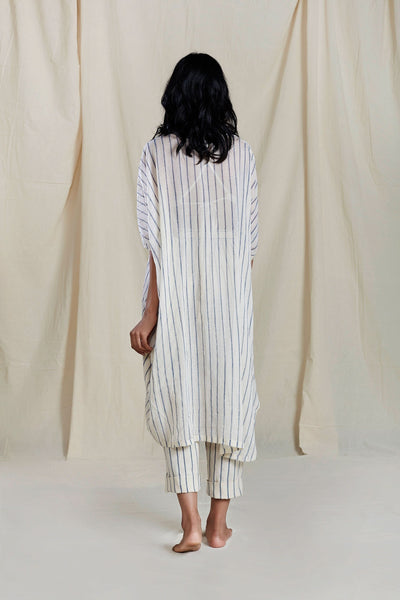 Mati Oatmeal Cowl Tunic Set Fashion Mati