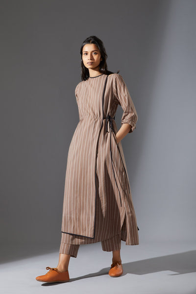 MATI OVERLAP SET - AW BEIGE Fashion Mati