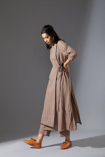 MATI OVERLAP SET - AW BEIGE Fashion Mati