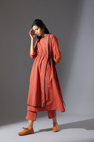 MATI OVERLAP SET - AW RUST Fashion Mati
