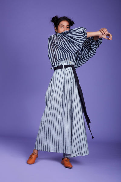 Mati Paper Bag Pants - SSBlue Fashion Mati