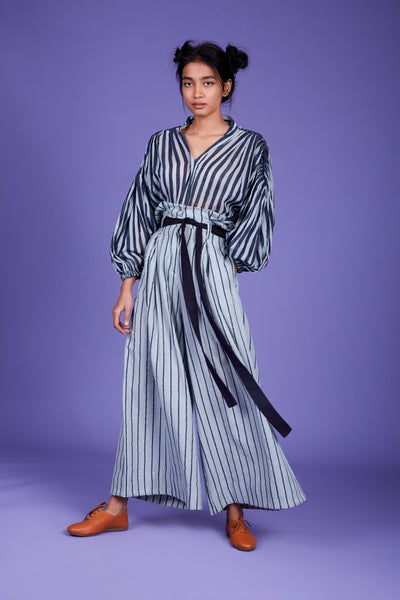 Mati Paper Bag Pants - SSBlue Fashion Mati