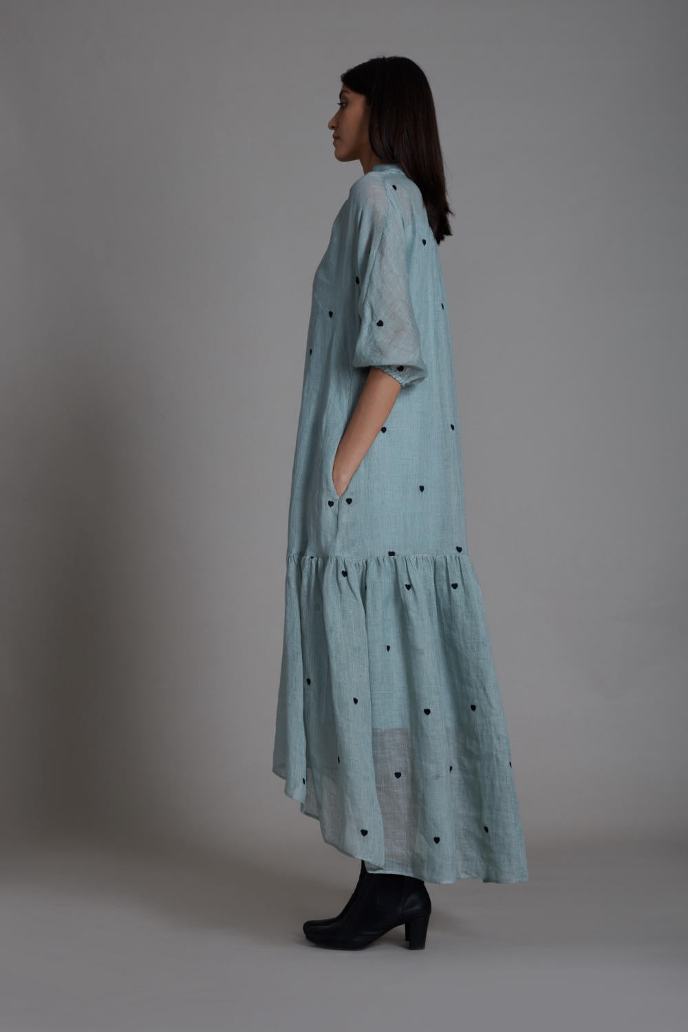 MATI QUEEN OF HEART DRESS-BLUE Fashion Mati