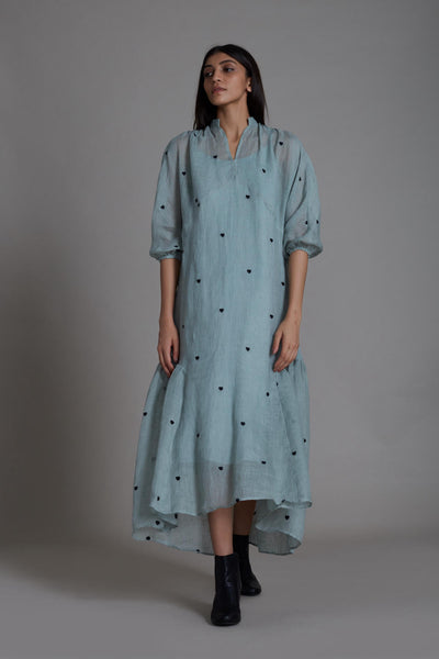 MATI QUEEN OF HEART DRESS-BLUE Fashion Mati